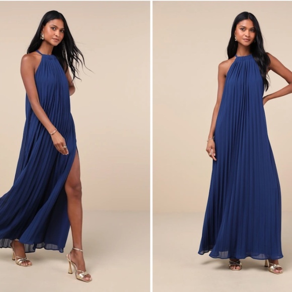 LULU's Elegant Romantic Flowy Sophisticated Boho Bridesmaid Wedding Resort - Picture 3 of 4